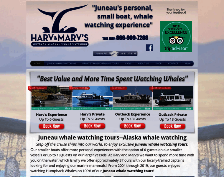 Harvandmarvs-alaska-whale-watching.com thumbnail
