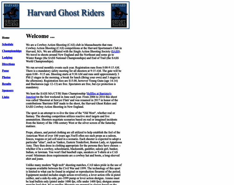Harvardghostriders.com thumbnail