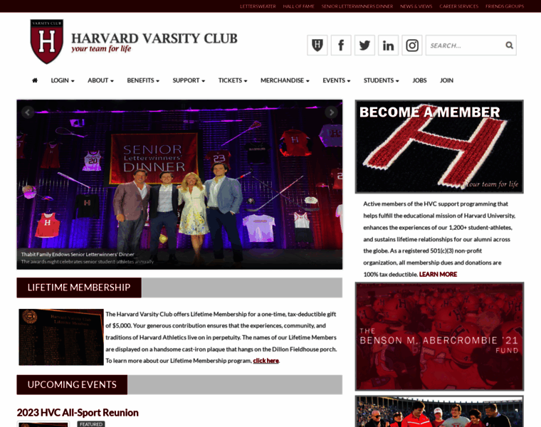Harvardvarsityclub.org thumbnail