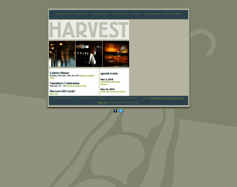 Harvest-restaurant.com thumbnail
