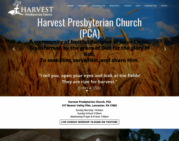 Harvestchurch-pca.org thumbnail