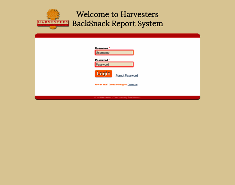Harvestersbacksnack.org thumbnail