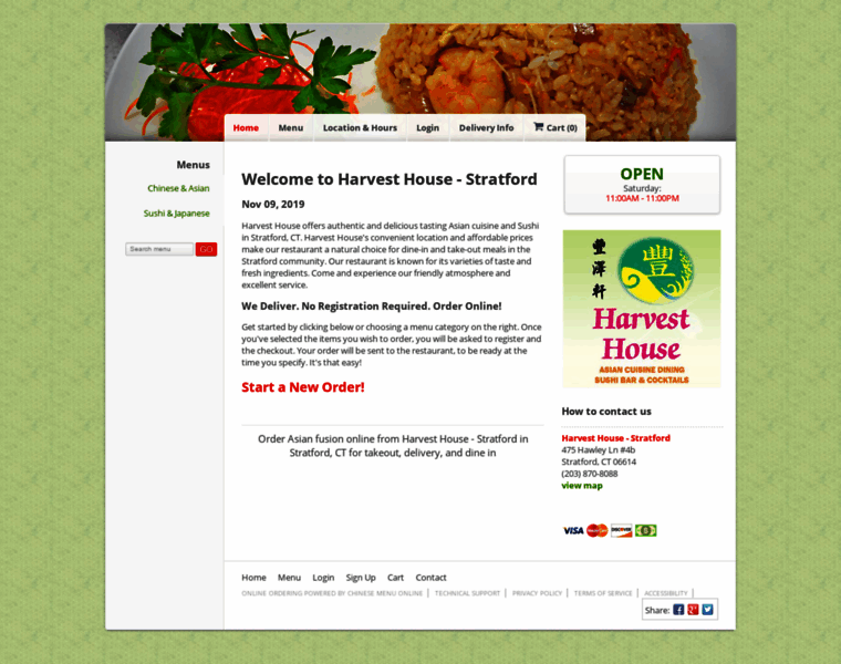 Harvesthousestratfordct.com thumbnail