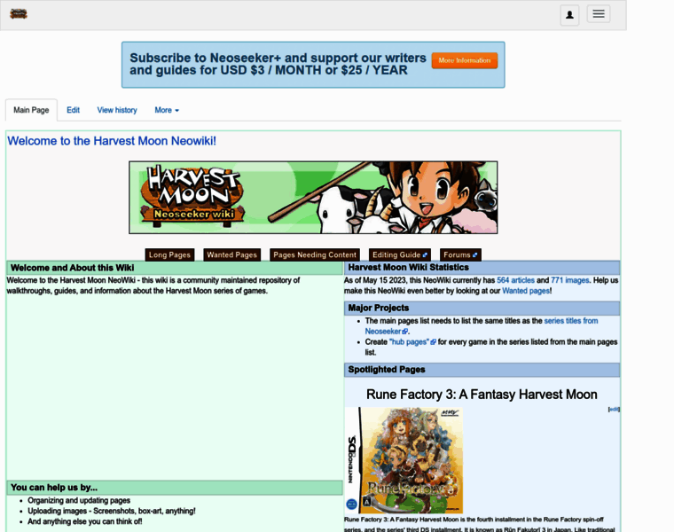 Harvestmoon.neoseeker.com thumbnail