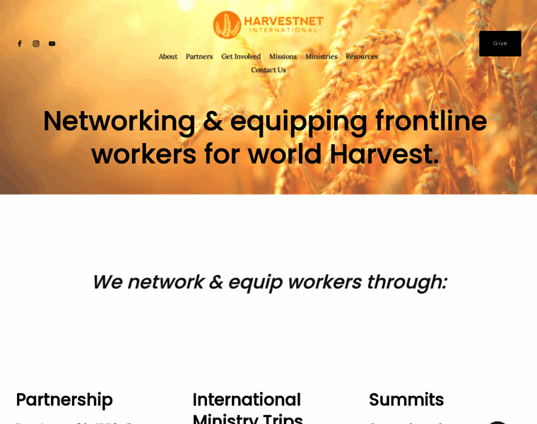 Harvestnetinternational.com thumbnail