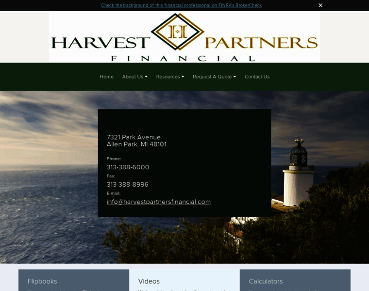 Harvestpartnersfinancial.com thumbnail