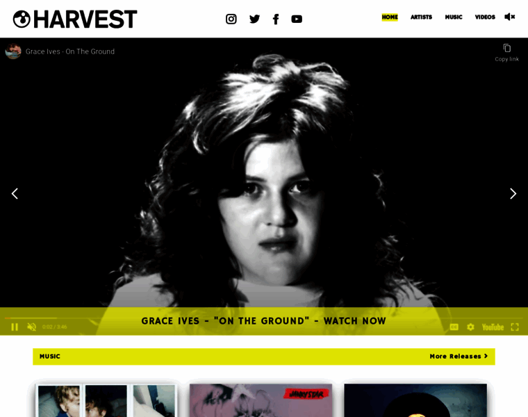 Harvestrecords.com thumbnail