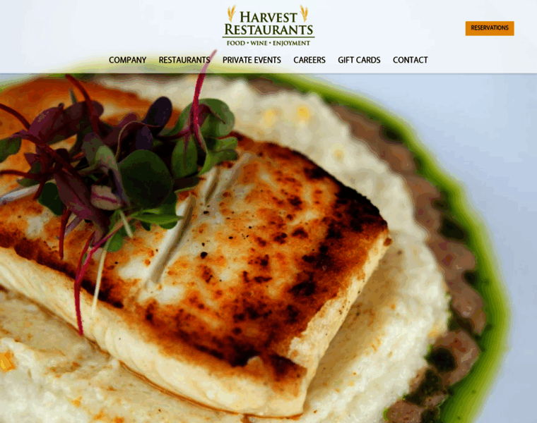 Harvestrestaurants.com thumbnail