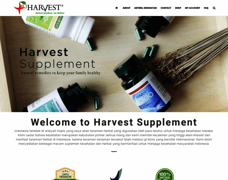 Harvestsupplement.com thumbnail