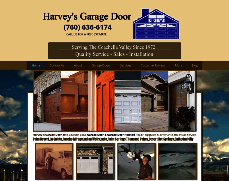 Harveysgaragedoorrepair.com thumbnail