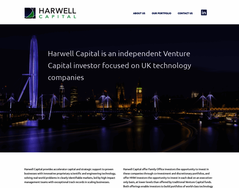 Harwellcapital.com thumbnail