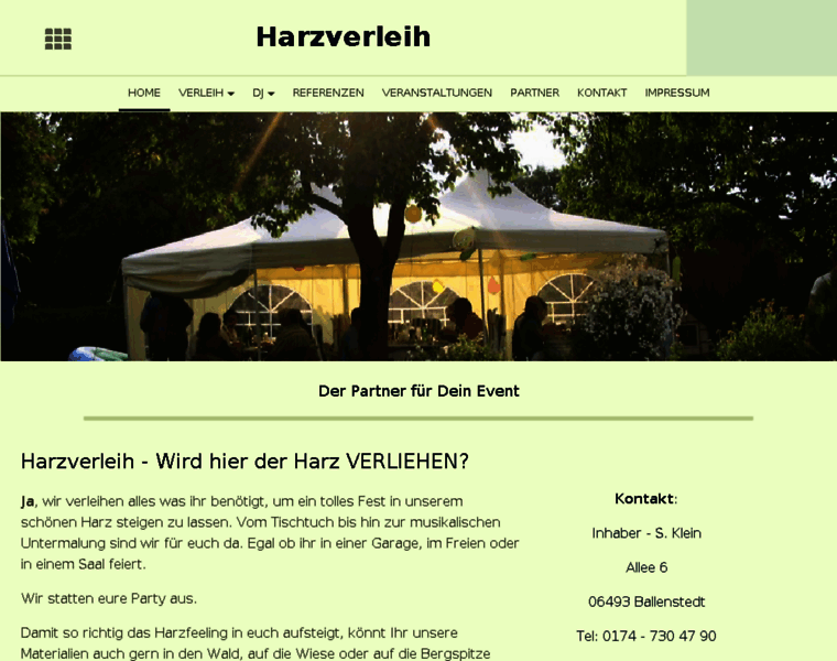 Harz-verleih.de thumbnail