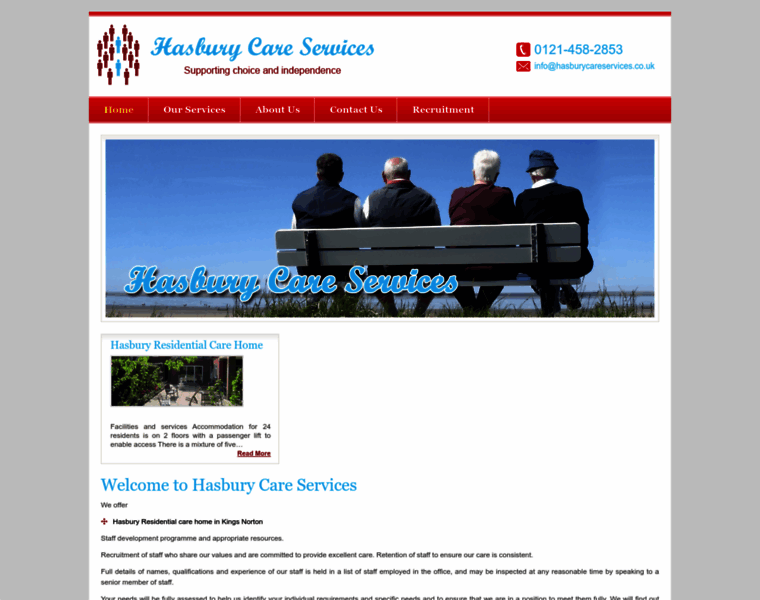 Hasburycareservices.co.uk thumbnail