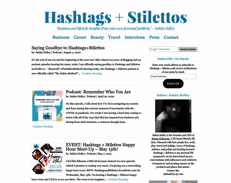 Hashtagsandstilettos.com thumbnail
