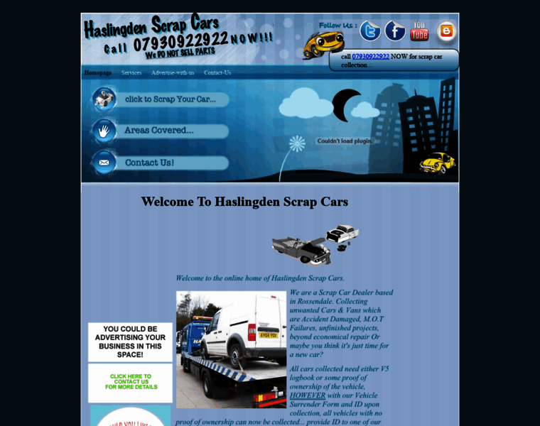 Haslingdenscrapcars.co.uk thumbnail