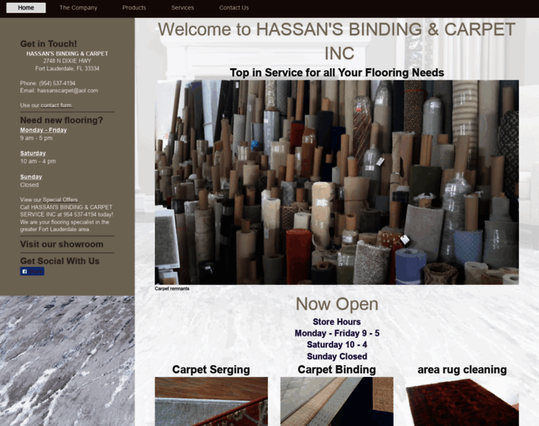 Hassansbindingandcarpet.com thumbnail