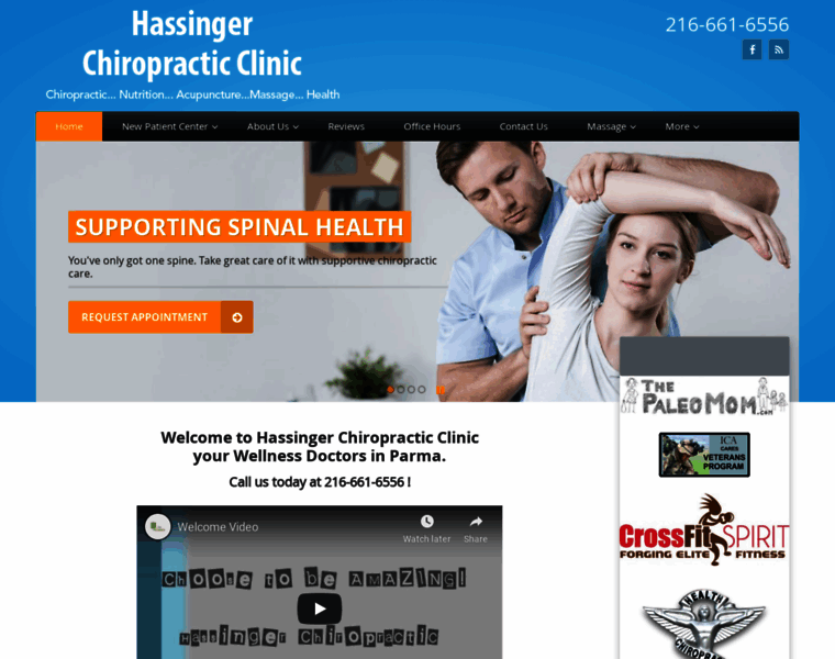 Hassingerchiropractic.com thumbnail