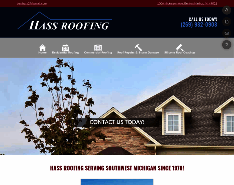 Hassroofing.com thumbnail