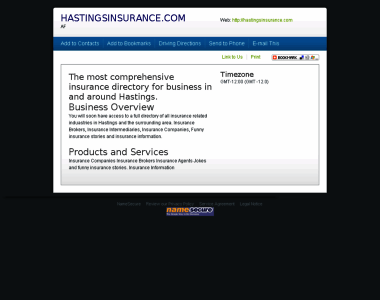 Hastingsinsurance.com thumbnail