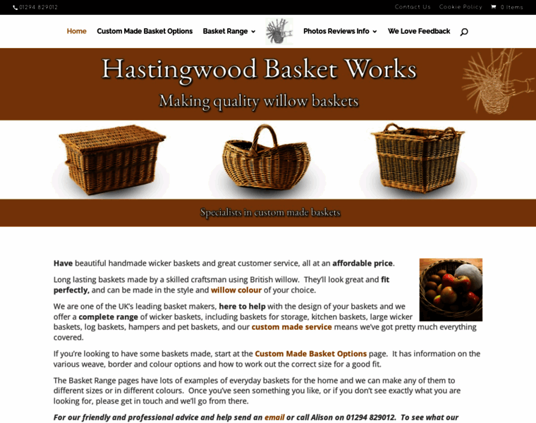 Hastingwoodbasketworks.com thumbnail