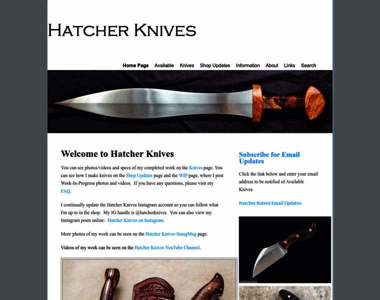Hatcherknives.com thumbnail