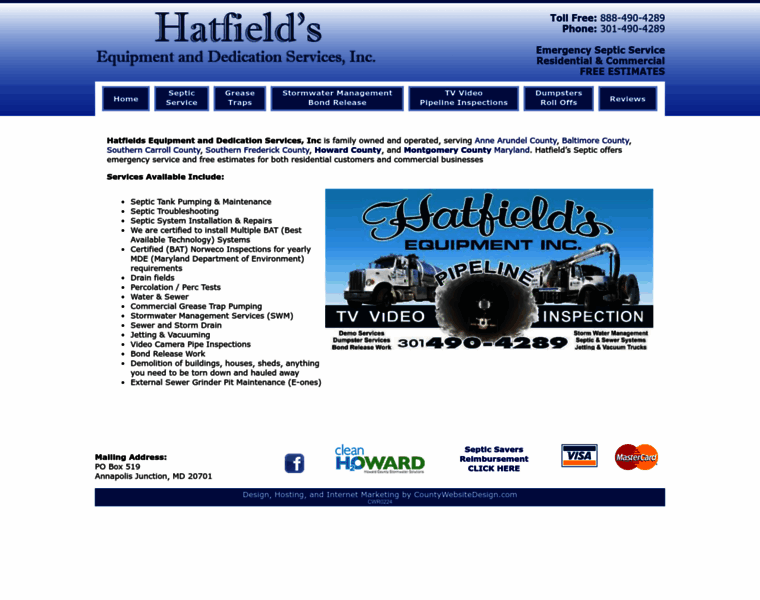 Hatfieldsservices.com thumbnail