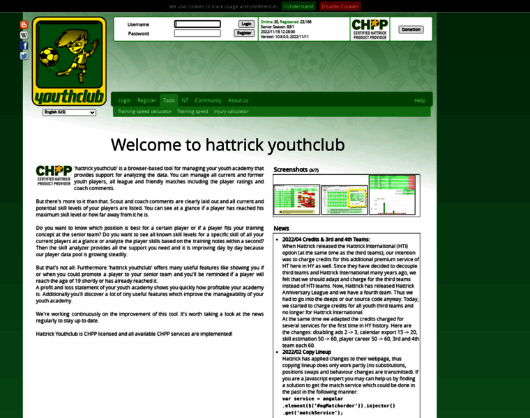 Hattrick-youthclub.org thumbnail