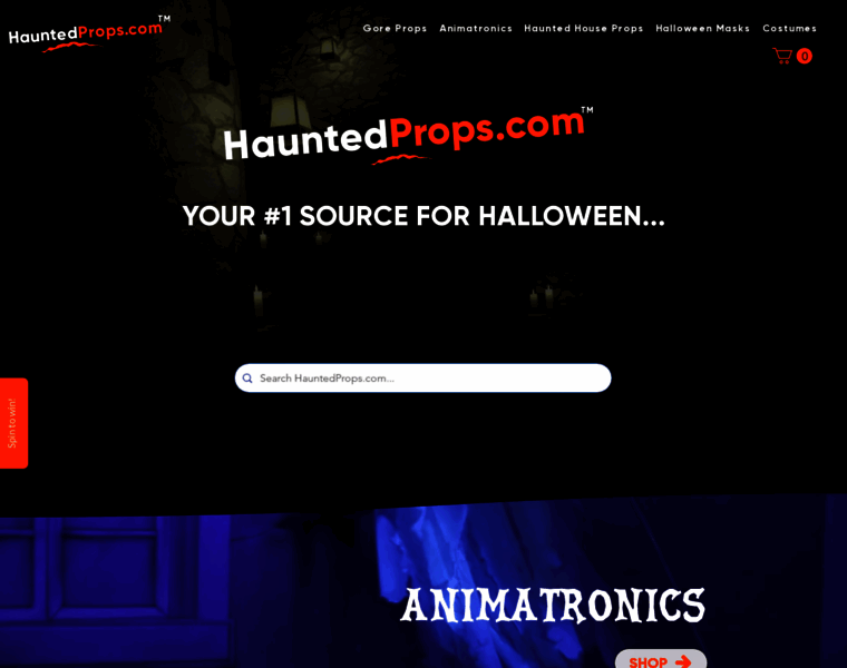 Hauntedprops.com thumbnail