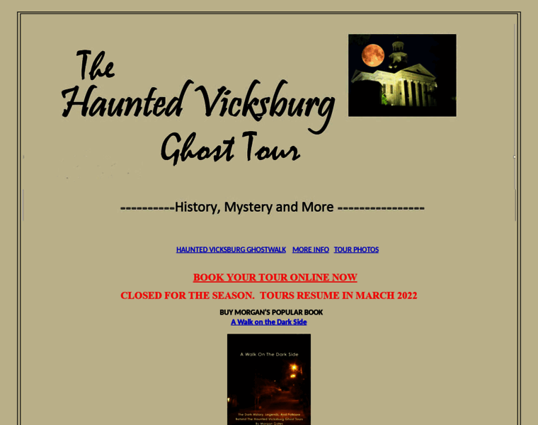 Hauntedvicksburg.com thumbnail