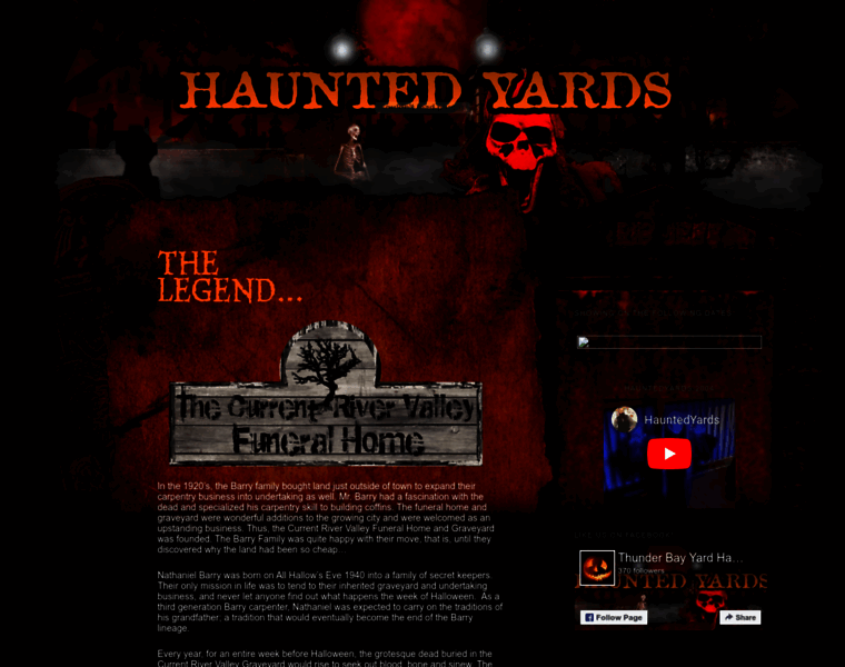 Hauntedyards.com thumbnail