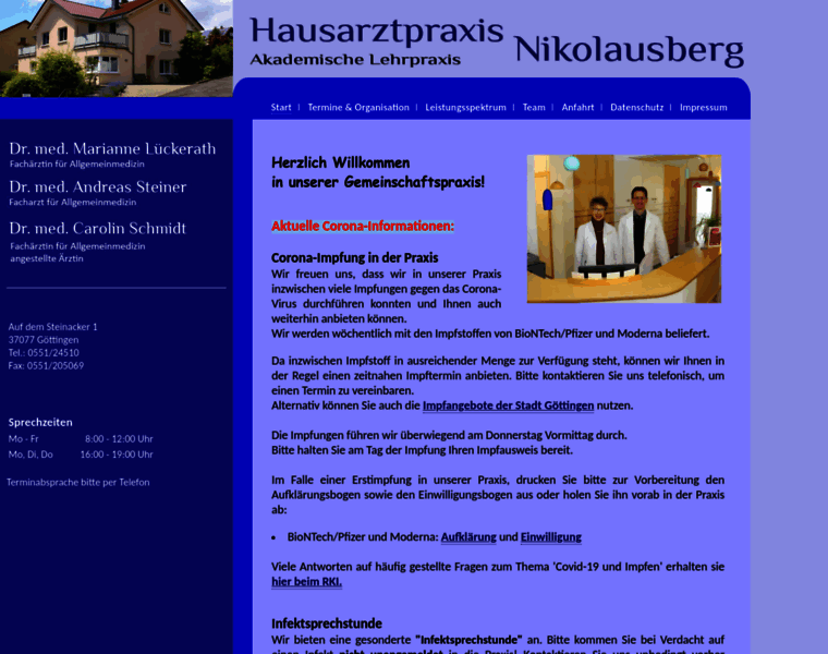 Hausarztpraxis-nikolausberg.de thumbnail