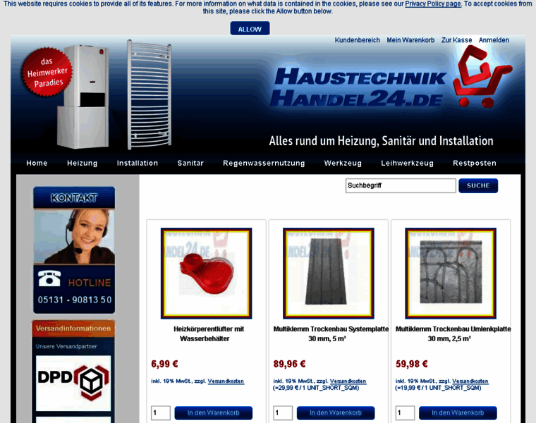 Haustechnikhandel24.de thumbnail