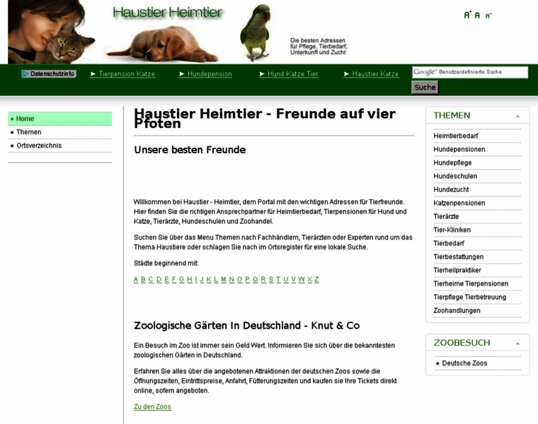 Haustier-heimtier.de thumbnail