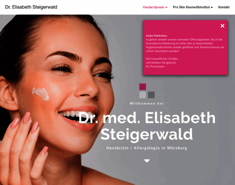 Hautarzt-steigerwald.de thumbnail
