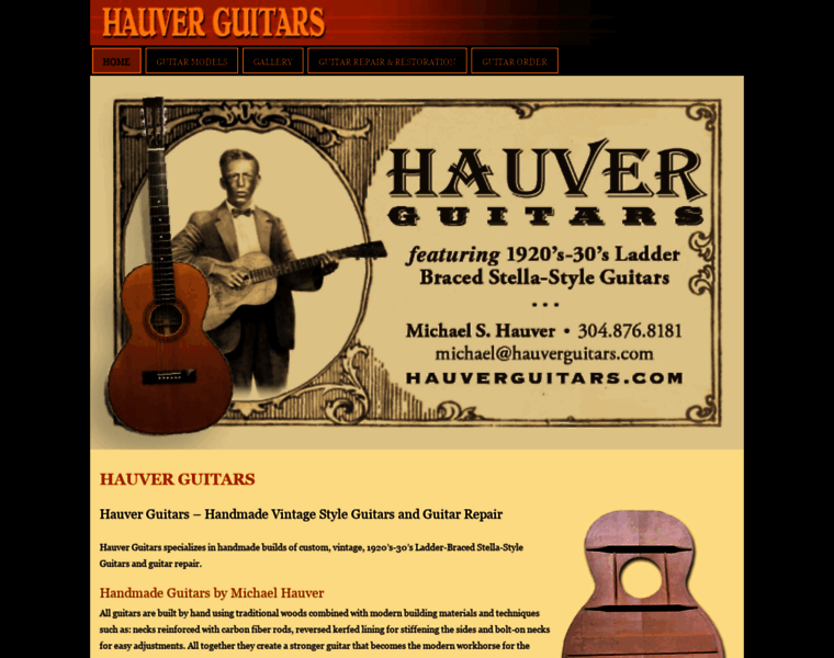 Hauverguitars.com thumbnail Hauverguitars.com thumbnail