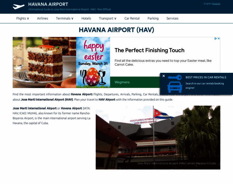 Havana-airport.com thumbnail