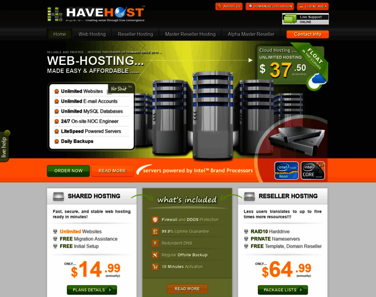 Havehost.com thumbnail