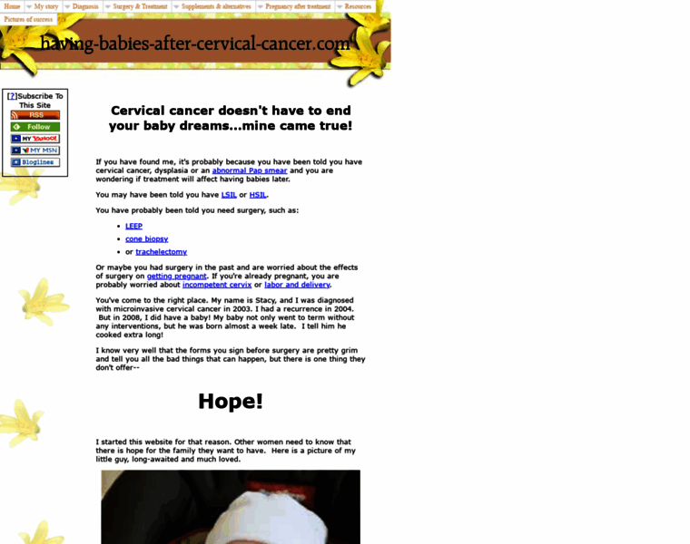 Having-babies-after-cervical-cancer.com thumbnail