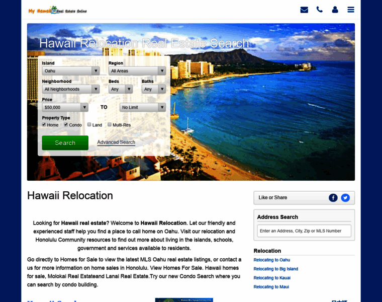 Hawaii-relocation.com thumbnail
