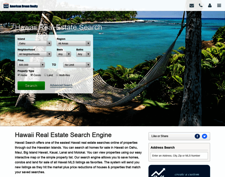Hawaii-search.com thumbnail