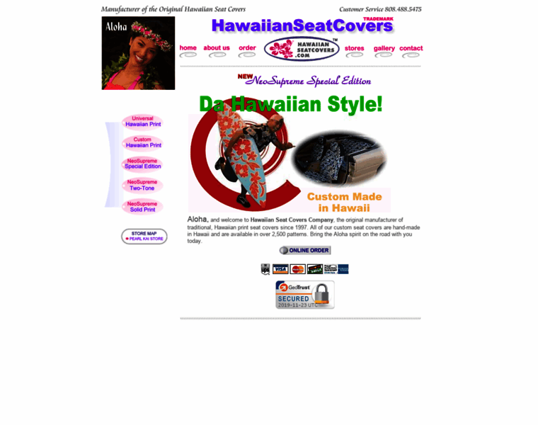 Hawaiianseatcovers.com thumbnail