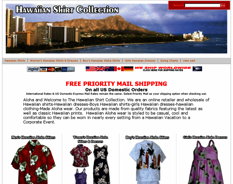 Hawaiianshirtcollection.com thumbnail