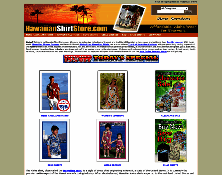 Hawaiianshirtstore.com thumbnail