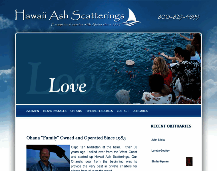 Hawaiiashscatterings.com thumbnail