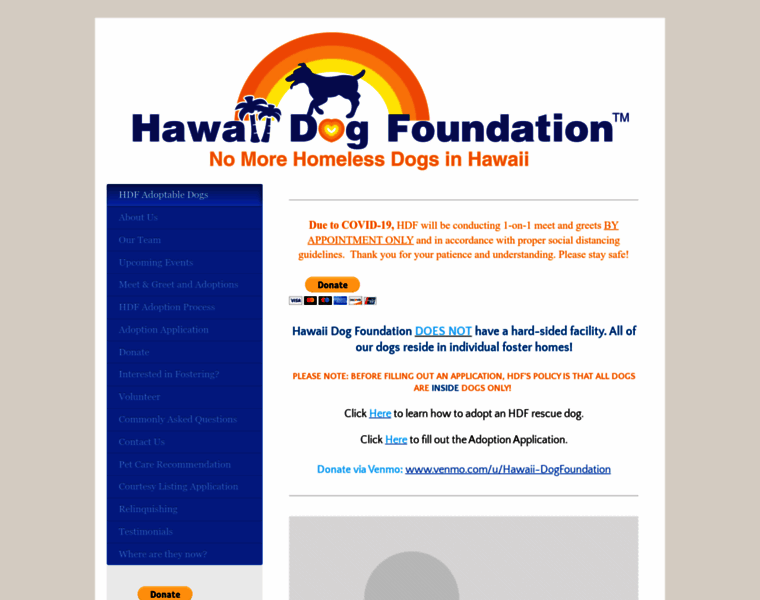 Hawaiidogfoundation.org thumbnail