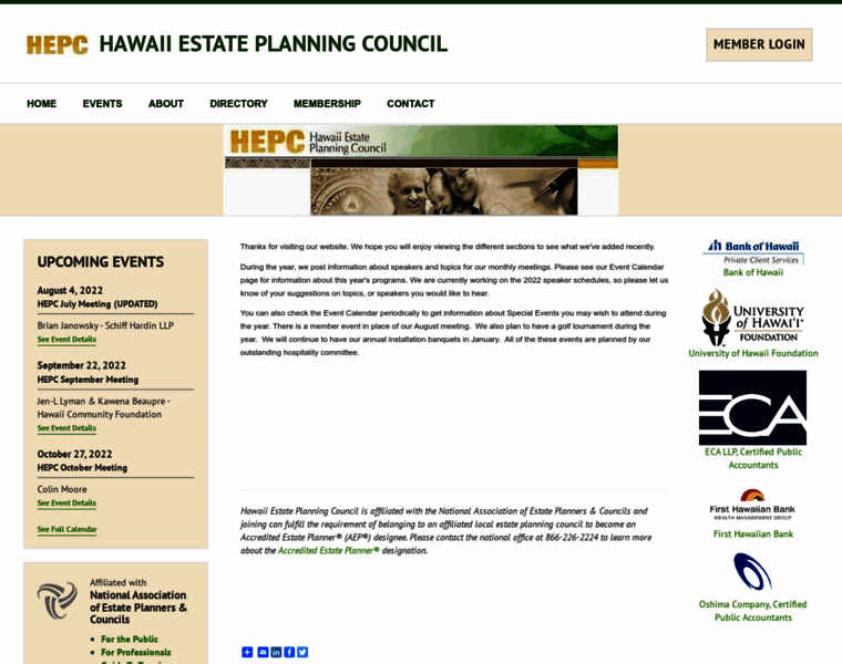 Hawaiiestateplanningcouncil.org thumbnail