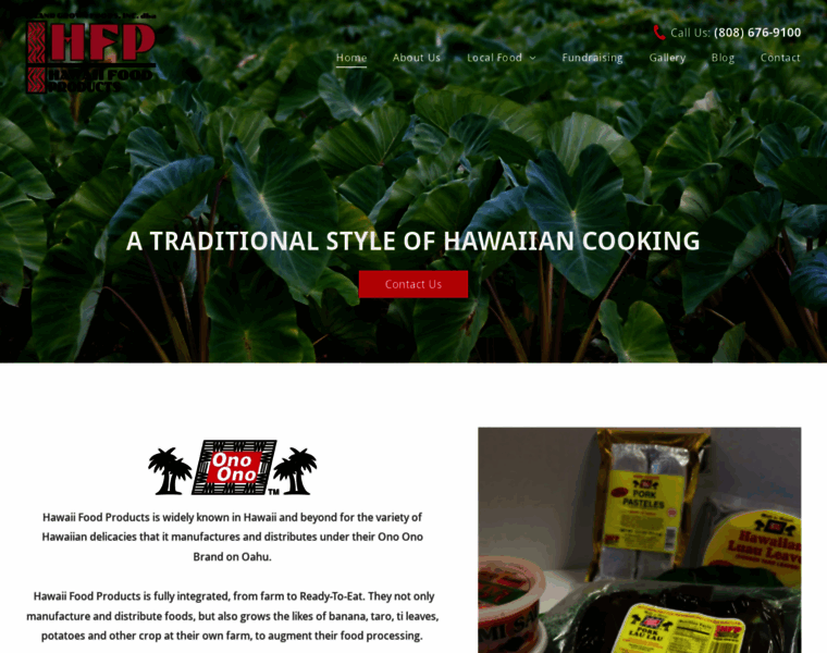 Hawaiifoodproducts.com thumbnail