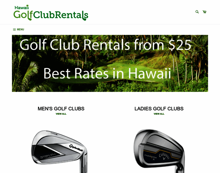 Hawaiigolfclubrentals.com thumbnail