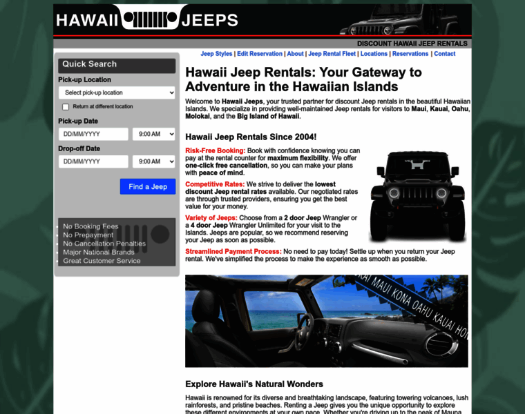 Hawaiijeeps.com thumbnail