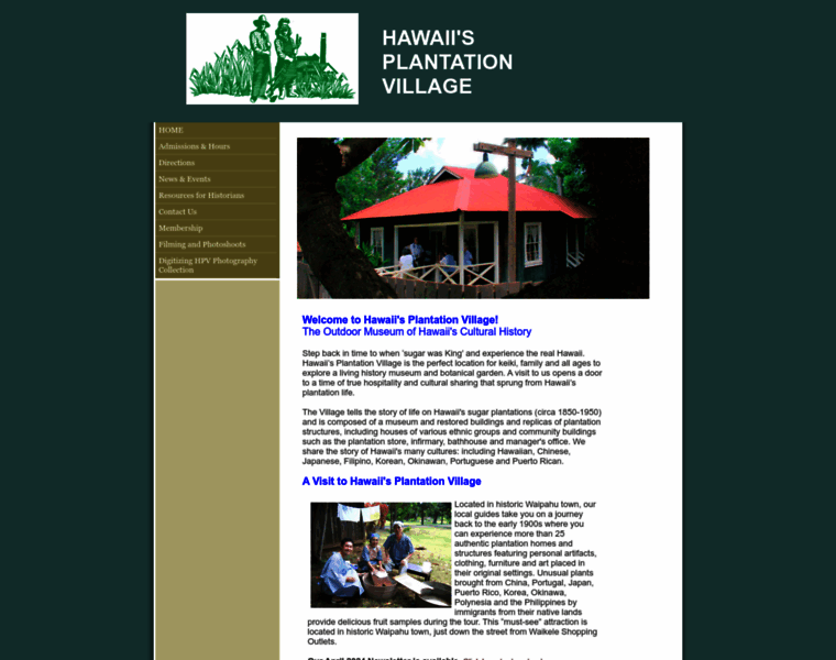 Hawaiiplantationvillage.org thumbnail